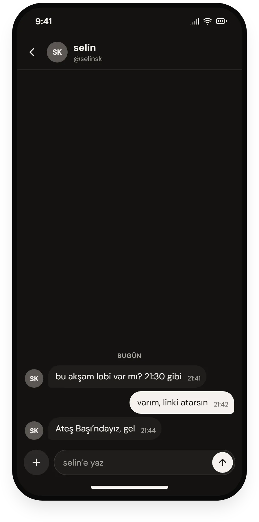 Özel mesaj